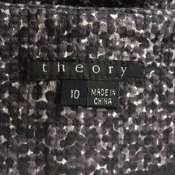 Theory Ridiano/Tweedy Mini Skirt Dot Print Pattern - Picture 5 of 5